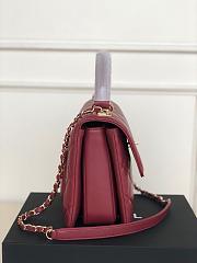 CHANEL BAG TRENDY CC Red Wine-25cm - 5