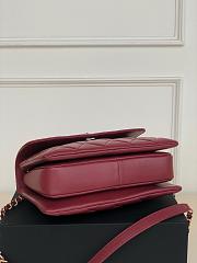 CHANEL BAG TRENDY CC Red Wine-25cm - 2