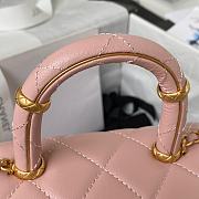 Chanel 23S Flap Bag Lamskin In Pink AS403515 -15.5*7.5cm - 5