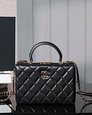 Chanel 25A Cosmetic bag Black-20*13*7CM - 1
