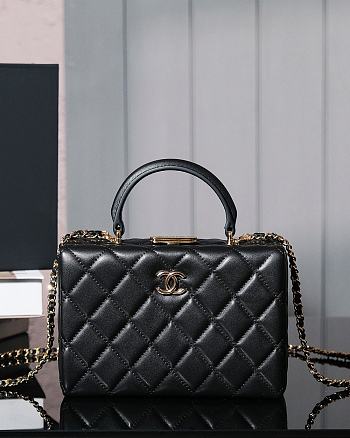 Chanel 25A Cosmetic bag Black-20*13*7CM