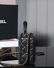 Chanel 25A Cosmetic bag Black-20*13*7CM - 5
