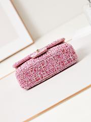 Chanel Small Classic Flap Bag 24A Pink AS3269-20cm - 3