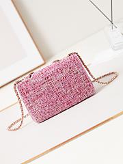Chanel Small Classic Flap Bag 24A Pink AS3269-20cm - 5