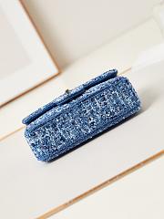 Chanel Small Classic Flap Bag 24A Blue AS3269-20cm - 2