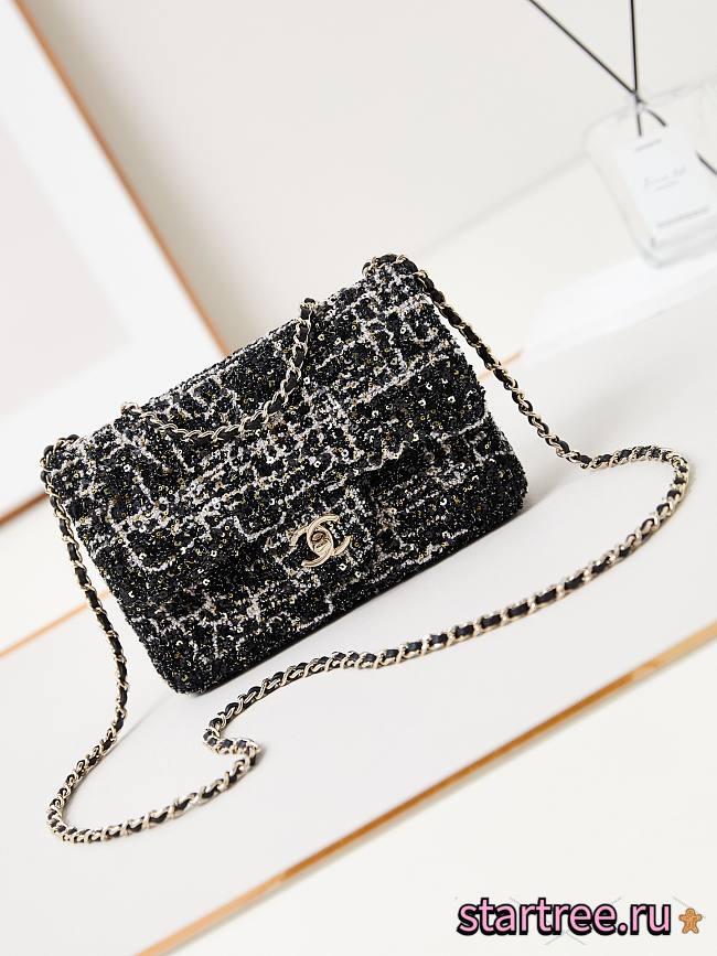 Chanel Small Classic Flap Bag 24A Black AS3269-20cm - 1