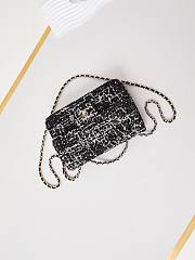 Chanel Small Classic Flap Bag 24A Black AS3269-20cm - 5