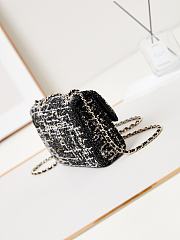 Chanel Small Classic Flap Bag 24A Black AS3269-20cm - 2