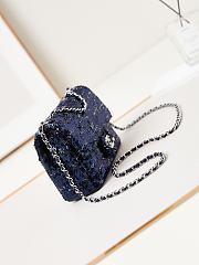 Chanel Small Classic Flap Bag With Sequins 24A  AS3269-20cm - 4