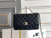 Chanel 24A WOC In Black-11/5*19.4cm - 1