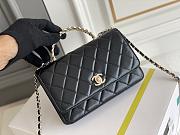 Chanel 24A WOC In Black-11/5*19.4cm - 5