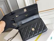 Chanel 24A WOC In Black-11/5*19.4cm - 3