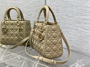 Christian Dior Medium Lady Dior Sand Colored-24cm - 3