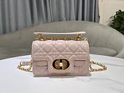 Christian Dior Mini Dior Jolie Top Handle Bag Pink-19cm - 1