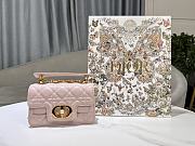 Christian Dior Mini Dior Jolie Top Handle Bag Pink-19cm - 2