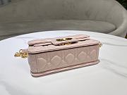 Christian Dior Small Dior Jolie Top Handle Bag Pink-22cm - 5