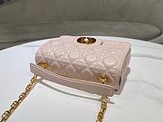 Christian Dior Small Dior Jolie Top Handle Bag Pink-22cm - 6