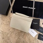 YSL Saint Lauren Sunset In Crocodile Leather-19cm - 2