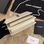 YSL Saint Lauren Sunset In Crocodile Leather-19cm - 3