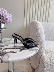 YSL Saint Lauren Heels in Black With Letters - 5