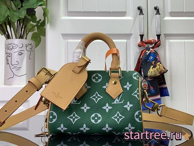 LOUIS VUITTON LV SPEEDY BANDOULIÈRE 18 M24419 Green-18*12*10CM - 1