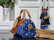 LOUIS VUITTON LV SPEEDY BANDOULIÈRE 18 M24419 Blue-18*12*10CM - 4