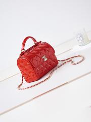 Chanel Small Box Bag Red Patent AS4511 - 13 × 18 × 8.5 cm - 5
