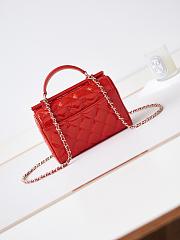 Chanel Small Box Bag Red Patent AS4511 - 13 × 18 × 8.5 cm - 3