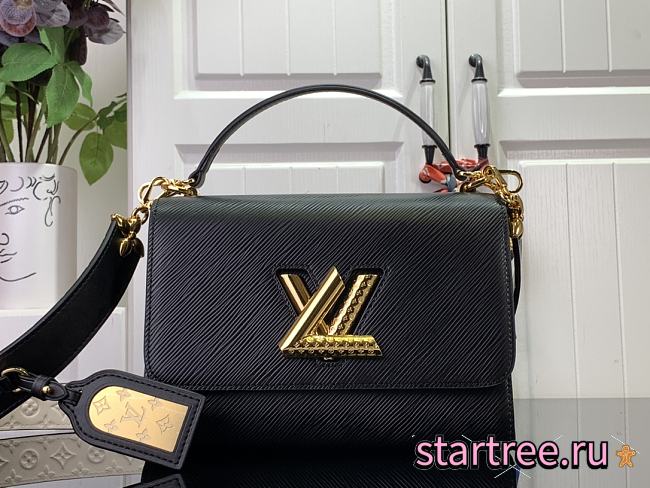 Lousi Vuitton Medium LV EPI Twist M25360 Black - 23x17x9.5cm - 1