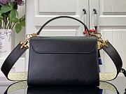 Lousi Vuitton Medium LV EPI Twist M25360 Black - 23x17x9.5cm - 5