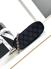 Chanel Chain Clutch Black In Velvet-11*16*5.5cm - 2