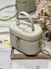 Christian Dior Medium CD Signature Vanity Case White 001 - 4