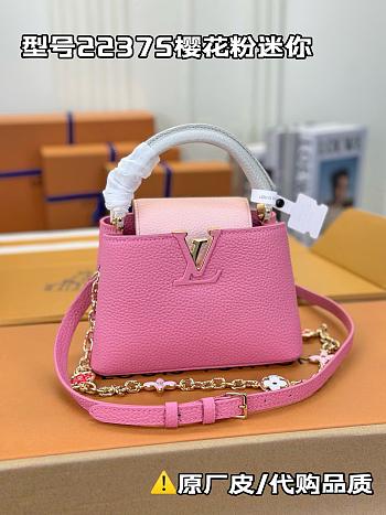 Louis Vuitton Capucine BB Rose Pink M22375