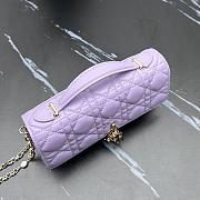 DIOR My Dior Mini Bag Purple lambskin leather -21x11.5x4cm - 5