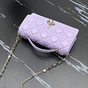 DIOR My Dior Mini Bag Purple lambskin leather -21x11.5x4cm - 2
