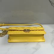 Fendi Wallet On Chain Baguette Yellow-21x11.5x5cm - 6