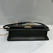 Fendi Wallet On Chain Baguette Black-21x11.5x5cm - 5