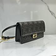 Fendi Wallet On Chain Baguette Black-21x11.5x5cm - 4