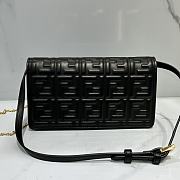 Fendi Wallet On Chain Baguette Black-21x11.5x5cm - 2