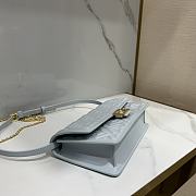 Fendi Wallet On Chain Baguette Light Blue-21x11.5x5cm  - 6