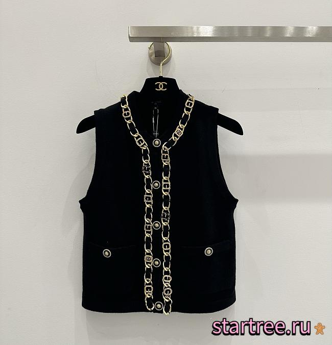 Chanel Chain Vest In Black - 1