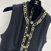 Chanel Chain Vest In Black - 3