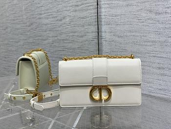 Dior 30 Montaigne East-West Chian Bag White-21 x 12 x 6cm