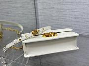 Dior 30 Montaigne East-West Chian Bag White-21 x 12 x 6cm - 6