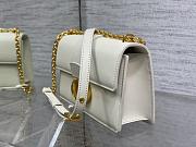 Dior 30 Montaigne East-West Chian Bag White-21 x 12 x 6cm - 5