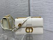 Dior 30 Montaigne East-West Chian Bag White-21 x 12 x 6cm - 4