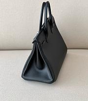 Hermes Birkin 30 Black with Sliver Hardware - 3
