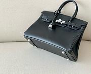 Hermes Birkin 30 Black with Sliver Hardware - 2