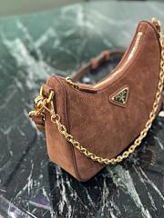 Prada Re-Edition suede mini-bag-22x18x6cm - 6