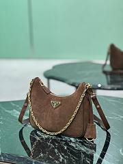 Prada Re-Edition suede mini-bag-22x18x6cm - 5